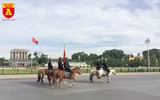 Cận cảnh dàn kỵ binh của lực lượng cảnh sát cơ động